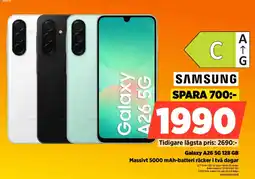 Power SAMSUNG Galaxy A26 5G 128 GB erbjuda