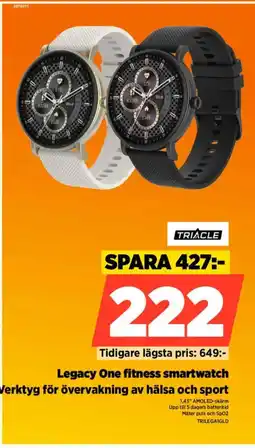 Power TRIACLE Legacy One fitness smartwatch erbjuda