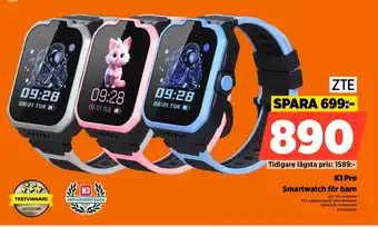 Power K1 Pro Smartwatch för barn erbjuda