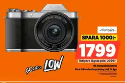 Power 4K kompaktkamera erbjuda