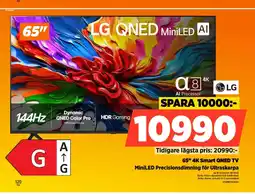 Power LG 65" 4K Smart QNED TV erbjuda