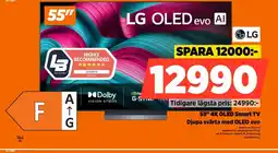 Power LG 55" 4K OLED Smart TV erbjuda