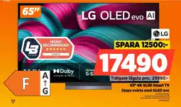 Power LG 65" 4K OLED Smart TV erbjuda
