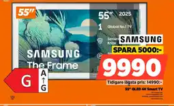 Power SAMSUNG 55" QLED 4K Smart TV erbjuda