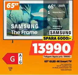 Power SAMSUNG 65" QLED 4K Smart TV erbjuda