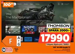 Power THOMSON 100" 4K UHD Google TV erbjuda