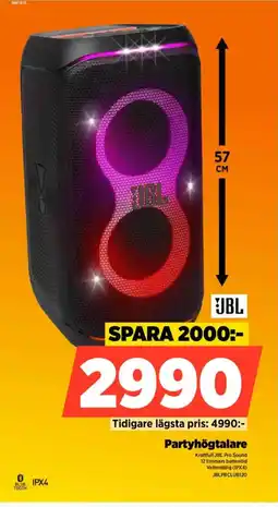 Power JBL Partyhögtalare erbjuda