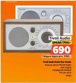 Power Tivoll Audio Model One Classic erbjuda