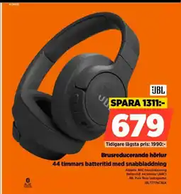 Power JBL Brusreducerande hörlur erbjuda