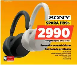 Power SONY Brusreducerande hörlurar erbjuda