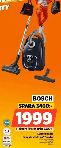 Power BOSCH Dammsugare erbjuda