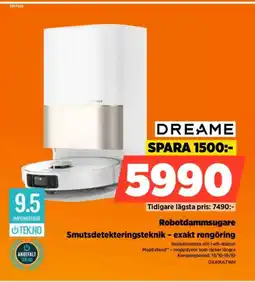 Power DREAME Robotdammsugare erbjuda
