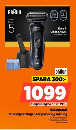 Power BRAUN Rakapparat erbjuda