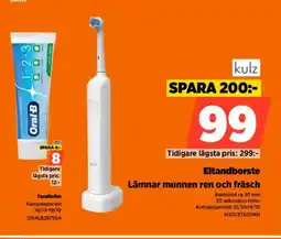 Power Oral-B Eltandborste erbjuda