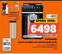 Power Chef Matteo Kaffemaskin erbjuda
