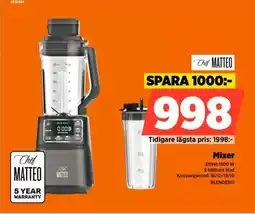 Power Chef Matteo Mixer erbjuda