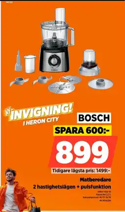 Power BOSCH Matberedare erbjuda