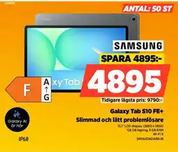 Power SAMSUNG Galaxy Tab S10 FE+ erbjuda