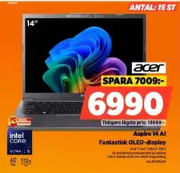 Power ACER Aspire 14 Al erbjuda