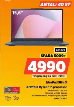 Power Lenovo IdeaPad Slim 3 erbjuda