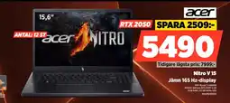 Power ACER Nitro V 15 erbjuda