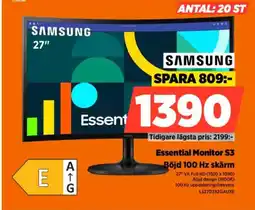 Power SAMSUNG Essential Monitor S3 erbjuda