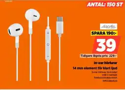 Power In-ear hörlurar erbjuda