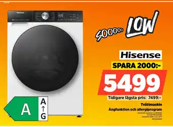 Power Hisense Tvättmaskin erbjuda