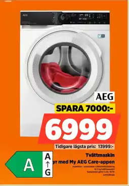 Power AEG Tvättmaskin erbjuda