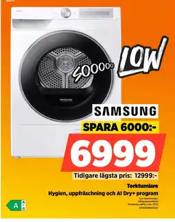 Power SAMSUNG Torktumlare erbjuda