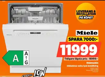 Power Miele Diskmaskin erbjuda