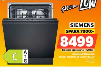 Power SIEMENS Integrerad diskmaskin erbjuda