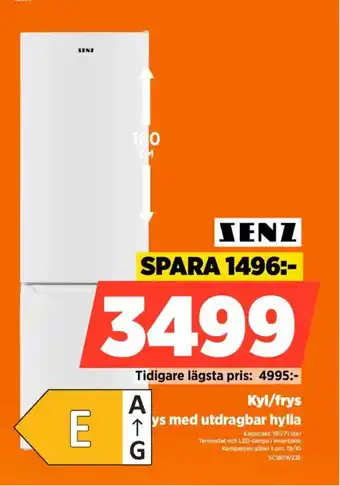 Power SENZ Kyl/frys erbjuda