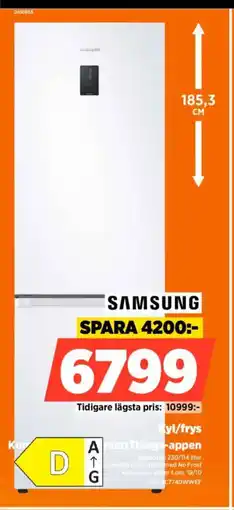 Power SAMSUNG Kyl/frys erbjuda