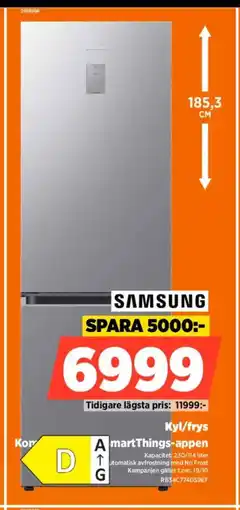 Power SAMSUNG Kyl/frys erbjuda
