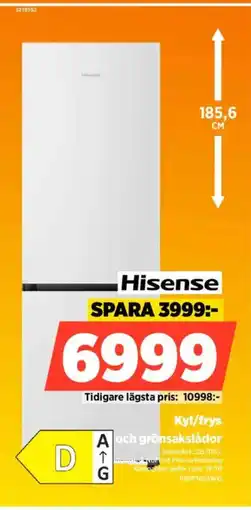 Power Hisense Kyl/frys erbjuda