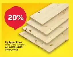 Byggmax Hyllplan Furu erbjuda