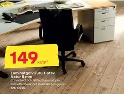Byggmax Laminatgolv Furu 1 stav Natur 8 mm, SEK 149 erbjuda