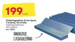 Byggmax Underlagsskiva 3 mm tjock, 1 m bred, 10 m. /stk, SEK 199 erbjuda