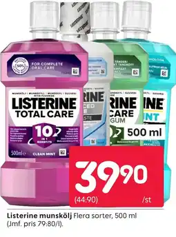 Rusta LISTERINE munskölj erbjuda