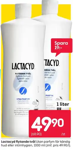 Rusta LACTACYD flytande tvål erbjuda