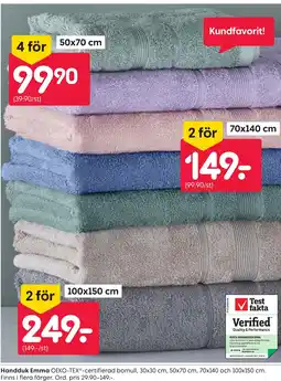 Rusta Handduk Emma erbjuda