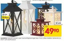 Rusta Ljuslyktor med LED-lampor erbjuda