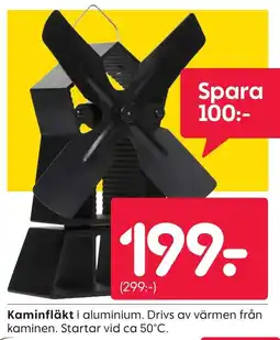 Rusta Kaminfläkt erbjuda