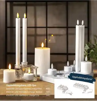 Uppladdningsbara LED-ljus