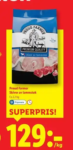 Lidl Proud Farmer Skivor av lammstek, SEK 129 erbjuda