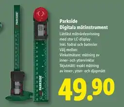 Lidl Parkside Digitala mätinstrument, SEK 49.9 erbjuda
