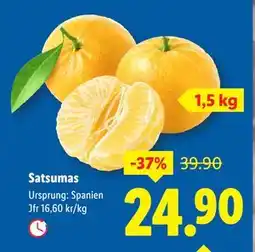 Lidl Satsumas, SEK 24.9 erbjuda