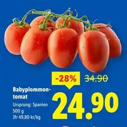 Lidl Babyplommontomat, SEK 24.9 erbjuda