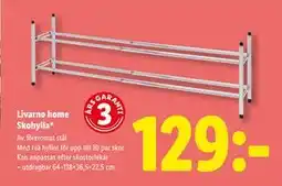 Lidl Livarno home Skohylla, SEK 129 erbjuda
